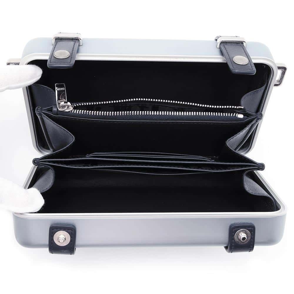 Christian Dior Clutch Bag Rimowa Collaboration Aluminum Shoulder Travel - Picture 6 of 12